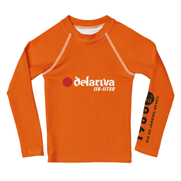 Kids Rash Guard Orange Belt