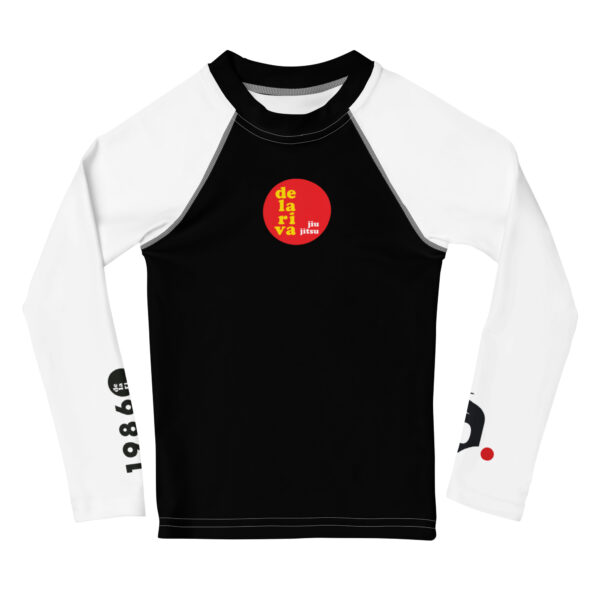 Kids Rash Guard White Sleeve