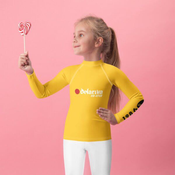 Kids Rash Guard Full Yellow