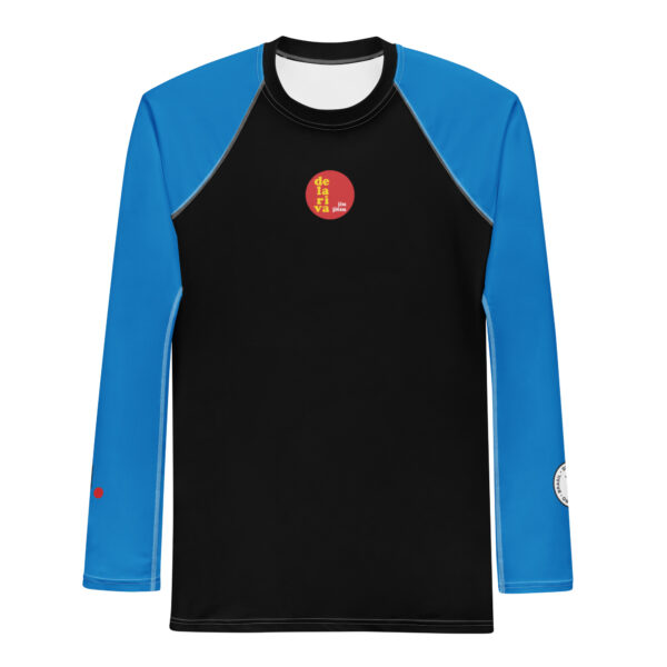 Men's Rash Guard Blue Sleev