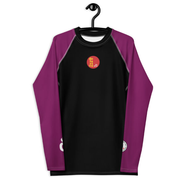 Men's Rash Guard Purple Sleev