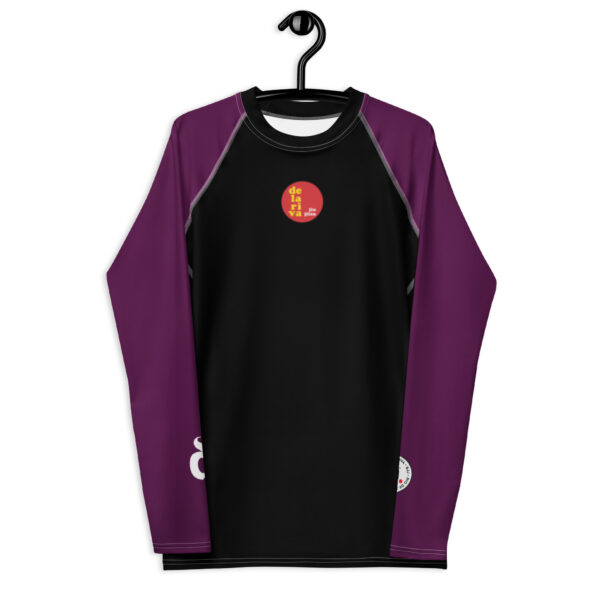 Aveiro Team Rash Guard Purple Sleeve