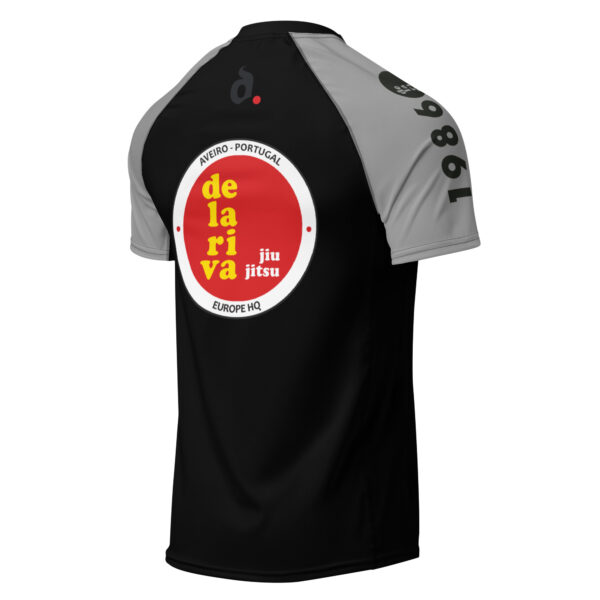 Rash Guard Black-Gray Short Sleeve