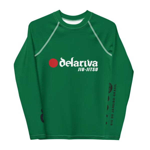 Youth Rash Guard Green Belt Up to 8 yrs