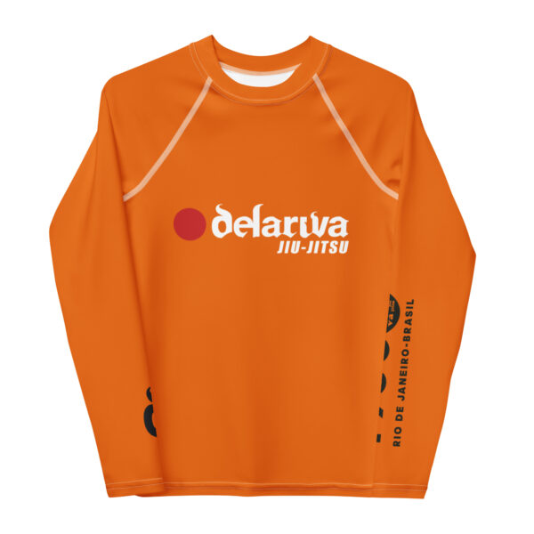 Youth Rash Guard Orange Belt Up to 8 yrs