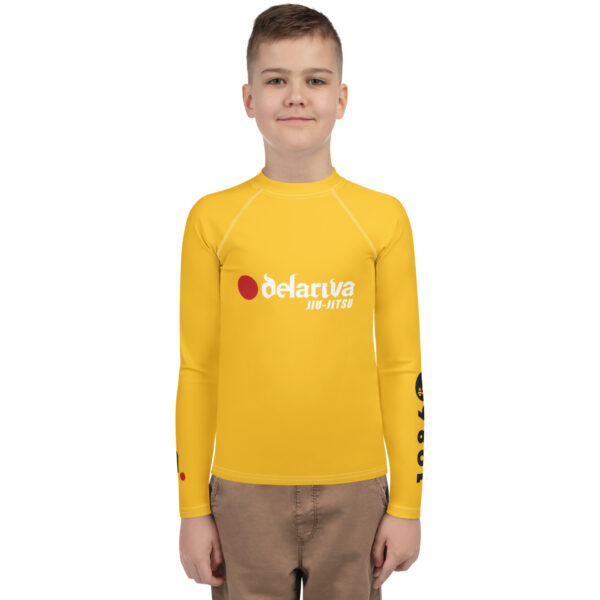 Youth Rash Guard Full Yellow