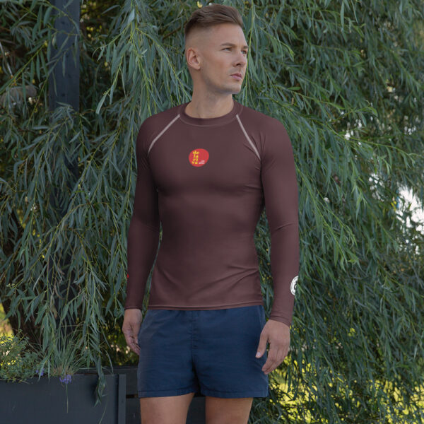 Rashguard Team Leigh UK - Brown Long Sleeve